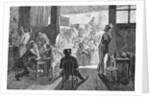 Women Singing to Men at a Bar by Anonymous