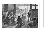 Women Singing to Men at a Bar by Anonymous