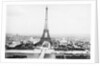 Panoramic View of Exhibition Grounds in Paris with Eiffel Tower by Anonymous