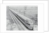Streamlined Train Cars on Daytime Schedule by Anonymous