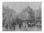 La Place St. Georges, Paris by Edmond-Georges Grandjean