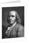Engraved Portrait of Benjamin Franklin by Anonymous