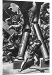 Illustration Depicting Samson Destroying Temple by Anonymous