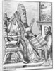 Print of Palestrina Showing Pope Julian III His New Mass by Anonymous