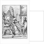 Print of Palestrina Showing Pope Julian III His New Mass by Anonymous