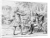Frederick the Great and Voltaire Print by Anonymous