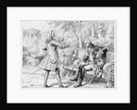 Frederick the Great and Voltaire Print by Anonymous