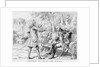 Frederick the Great and Voltaire Print by Anonymous