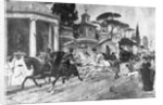 Carriage Dashing Through Town by Anonymous