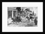 Carriage Dashing Through Town by Anonymous