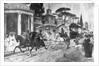 Carriage Dashing Through Town by Anonymous