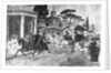 Carriage Dashing Through Town by Anonymous