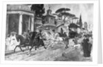 Carriage Dashing Through Town by Anonymous