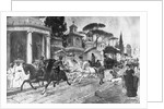 Carriage Dashing Through Town by Anonymous