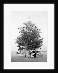 Christmas Tree with Presents and Toys by Anonymous