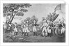 Lithograph of The Surrender of General Burgoyne by Currier & Ives