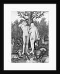 Adam and Eve in Garden of Eden by Anonymous