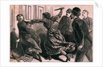 Two Women Fighting with Knives by Anonymous