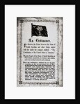 Ordinance to Dissolve the Union by Anonymous