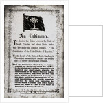 Ordinance to Dissolve the Union by Anonymous