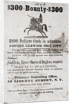 Civil War Recruiting Poster by Anonymous