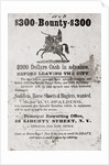 Civil War Recruiting Poster by Anonymous