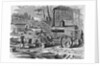 Worker Using Steam Circular Sawmills by Anonymous