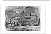 Worker Using Steam Circular Sawmills by Anonymous