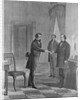 Andrew Johnson Receiving Impeachment Summons by Anonymous