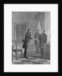 Andrew Johnson Receiving Impeachment Summons by Anonymous