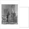 Andrew Johnson Receiving Impeachment Summons by Anonymous