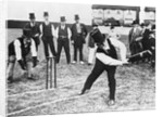 Man Playing Cricket by Anonymous