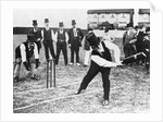 Man Playing Cricket by Anonymous