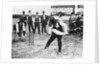 Man Playing Cricket by Anonymous