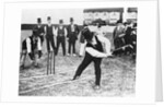 Man Playing Cricket by Anonymous