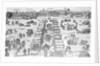 Frost Fair on the Frozen Thames Woodcut by Anonymous