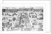 Frost Fair on the Frozen Thames Woodcut by Anonymous