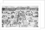 Frost Fair on the Frozen Thames Woodcut by Anonymous