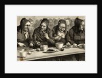 Old Women Having Meal by Anonymous