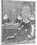 Christopher Columbus with his Two Sons by Anonymous
