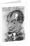 Caricature of Charles Baudelaire by Anonymous