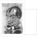 Caricature of Charles Baudelaire by Anonymous