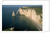 The Manneport Arch and Aiguille of Etretat Cliffs, France by Anonymous