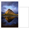 Grinnel Point Reflected in Swiftcurrent Lake by Anonymous