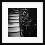 Floral Motif Railing Along a Stairway by Anonymous