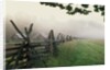 Morning Fog on a Mountain Farm by Anonymous