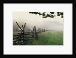Morning Fog on a Mountain Farm by Anonymous