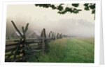Morning Fog on a Mountain Farm by Anonymous