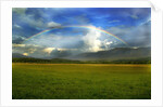 Rainbow Over Valley by Anonymous