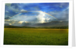 Rainbow Over Valley by Anonymous